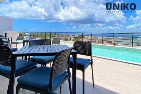 1 Block to the Beach 2BR 6pax rooftop pool KING BED